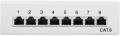 goobay 93047 cat6 ethernet patch panel 8 port stp shielded extra photo 1