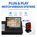 qoltec desktop qr barcode scanner usb extra photo 2 qoltec desktop qr barcode scanner usb extra photo 2
