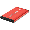 qoltec external hard drive case hdd ssd 25 sata3 usb 30 red extra photo 1