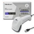 qoltec barcode reader 1d ccd usb white extra photo 3