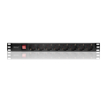 qoltec power strip for rack 1u 16a pdu 8 sockets 2m me diakopti extra photo 2