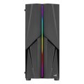 case aerocool mecha v1 midi tower tempered glass black extra photo 2