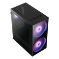 case aerocool python midi tower tempered glass black extra photo 10