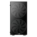 case aerocool python midi tower tempered glass black extra photo 3