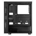 case aerocool python midi tower tempered glass black extra photo 7