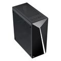 case aerocool shard g bk midi tower tempered glass black extra photo 3
