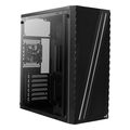 case aerocool streak midi tower window black extra photo 1