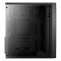case aerocool streak midi tower window black extra photo 4