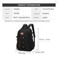 aoking casual backpack xn3360 black extra photo 3