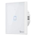 sonoff t2eu1c tx 1 channel wi fi rf 433 touch wall switch ultra white extra photo 1