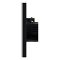 avatto zts02 eu b2 zigbee 2 channel light wall touch switch black extra photo 1