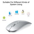 yesido kb15 wireless mouse 800dpi 1600dpi silver extra photo 2 yesido kb15 wireless mouse 800dpi 1600dpi silver extra photo 2