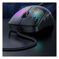 yesido kb32 wired gaming mouse rgb 7200dpi black extra photo 1