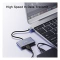 yesido hb12 usb hub 4in1 grey extra photo 1