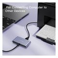 yesido hb12 usb hub 4in1 grey extra photo 8