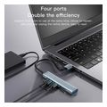 yesido hb18 usb hub 4in1 grey extra photo 3 yesido hb18 usb hub 4in1 grey extra photo 3