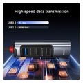 yesido hb19 usb usb c hub 4in1 grey extra photo 4