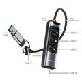 yesido hb20 usb usb c hub 5in1 grey extra photo 1 yesido hb20 usb usb c hub 5in1 grey extra photo 1