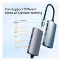 yesido hb15 usb c hub 6in1 grey extra photo 1 yesido hb15 usb c hub 6in1 grey extra photo 1
