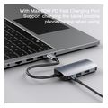 yesido hb15 usb c hub 6in1 grey extra photo 3 yesido hb15 usb c hub 6in1 grey extra photo 3