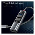 yesido hb22 usb c hub 5in1 grey extra photo 1 yesido hb22 usb c hub 5in1 grey extra photo 1
