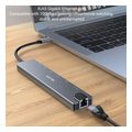 yesido hb27 usb c hub 8in1 grey extra photo 5