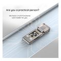 yesido gs21 usb usb c card reader microsd transparent extra photo 6