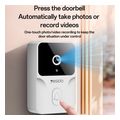 yesido km27 smart doorbell wi fi 2k white extra photo 9