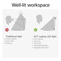 act ac8050 act led laptop lamp with adjustable brightness and clip usb power supply extra photo 3