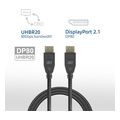 act ak4081 cable display port 21 male male 8k60hz 4k240hz 3m black extra photo 3