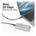 act ac7422 cable usb c usb c 2 m usb4 20gbps 240w extra photo 3