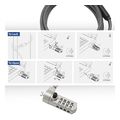 act ac9035 wedge laptop lock with combination lock extra photo 1 act ac9035 wedge laptop lock with combination lock extra photo 1