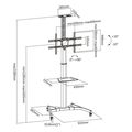 act ac8370 mobile tv monitor floor stand 37 up to 70  extra photo 7