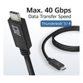 act ac7451 cable usb c usb c 08 usb4 40gbps 240w certified usb if extra photo 4