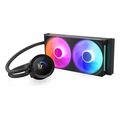 nzxt 240 aio liquid cooler kraken plus rgb lcd display black extra photo 1