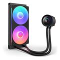 nzxt 240 aio liquid cooler kraken plus rgb lcd display black extra photo 2