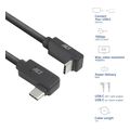 act ac7481 usb 3 10gbps 60w usb type c cable 1 meter l r angled to u d angled connectors extra photo 1