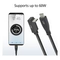act ac7471 usb 3 10gbps 60w usb type c cable 1 meter straight to u d angled connectors extra photo 3