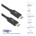 act ac7432 usb 4 20gbps 240w usb type c cable 2 meters straight connectors extra photo 1