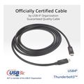 act ac7432 usb 4 20gbps 240w usb type c cable 2 meters straight connectors extra photo 2