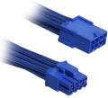 bitfenix 8 pin pcie extension 45cm sleeved blue blue extra photo 1