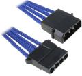 bitfenix molex extension 45cm sleeved blue black extra photo 1