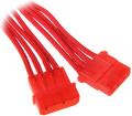 bitfenix molex extension 45cm sleeved red red extra photo 1