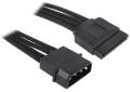 bitfenix molex to sata adapter 45cm sleeved black black extra photo 1