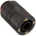 bitspower g1 4 carbon black rotary compression fitting for id 8mm od 11mm tube extra photo 1