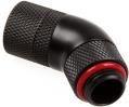 bitspower g1 4 carbon black dual rotary 45 degree compression fitting for id 8mm od 11mm tube extra photo 1