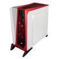 case corsair carbide series spec alpha mid tower gaming white red extra photo 2
