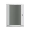 lanberg wall mounted rack 19 18u 600x600mm demounted flat pack grey extra photo 1