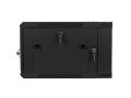 lanberg wall mounted double section rack 19 6u 600x600mm demounted flat pack black extra photo 2