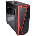 case corsair carbide series spec 04 mid tower gaming case black red extra photo 4